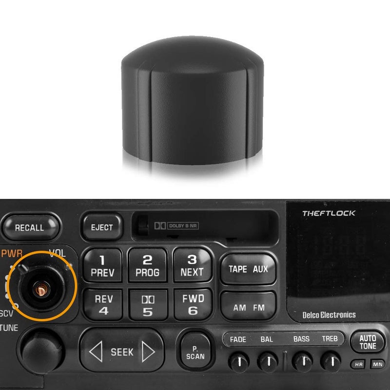 RDBS Stereo Radio Volume Control Knob Replacement Knobs Compatible with Select GM Vehicles GM 16199583 - Image 1